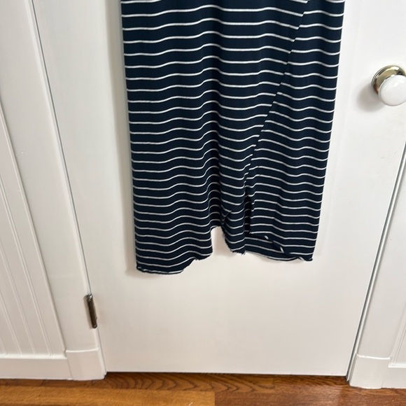 Frank & Eileen Easy Side Slit Tank Dress Blue and White Striped Size XS - Picture 4 of 12